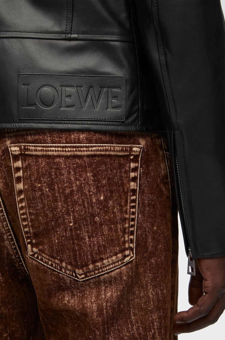 LOEWE Biker jacket in nappa lambskin Black