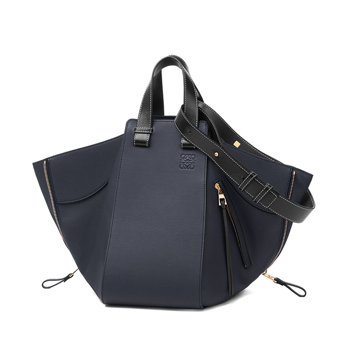 Hammock Medium Bag Midnight Blue/Black LOEWE