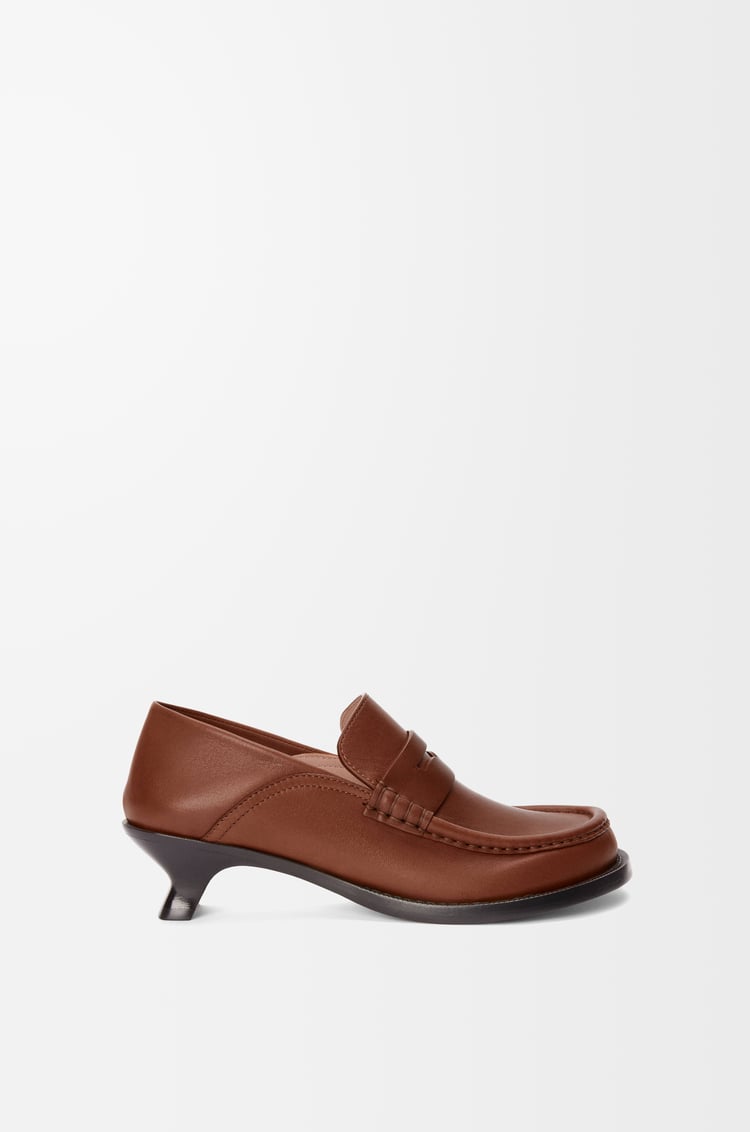 LOEWE Campo loafer in soft calfskin Rust