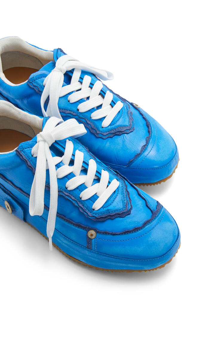 LOEWE Deconstructed sneaker in calfskin Blue