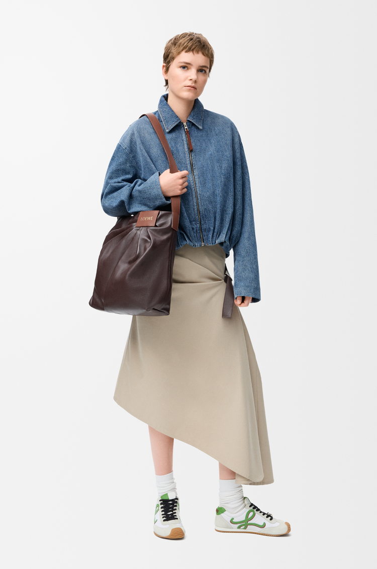 LOEWE Draped jacket in denim Indigo Blue