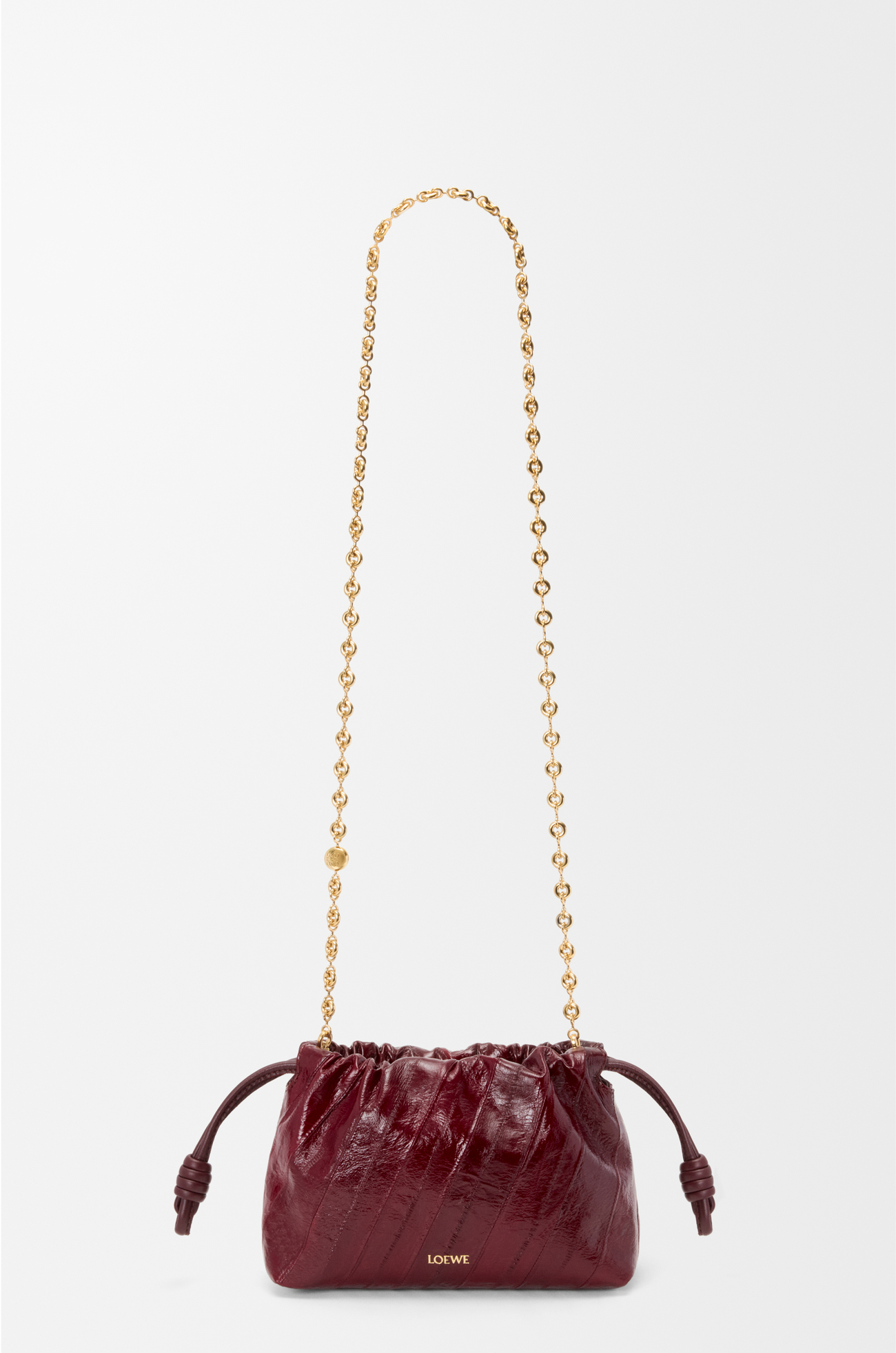 LOEWE 미니 플라멩코 펄스 - 일 버건디