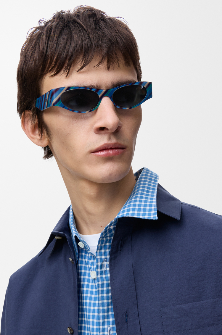LOEWE Flash Slim Cateye sunglasses Navy Blue