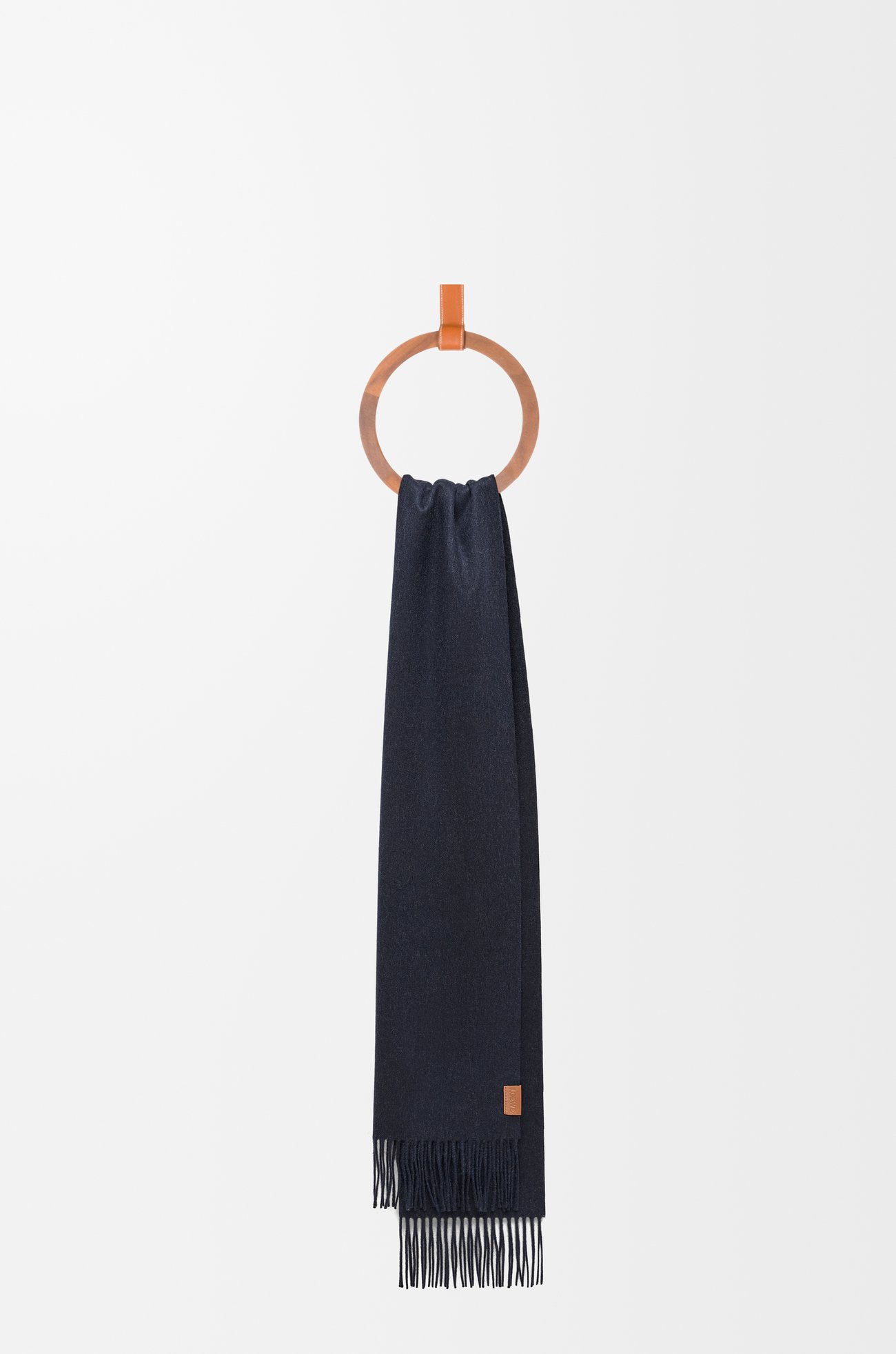 LOEWE Scarf in cashmere Navy Blue