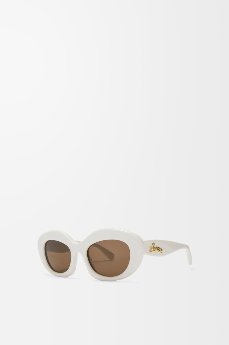 LOEWE ドーン サングラス ソリッドホワイト