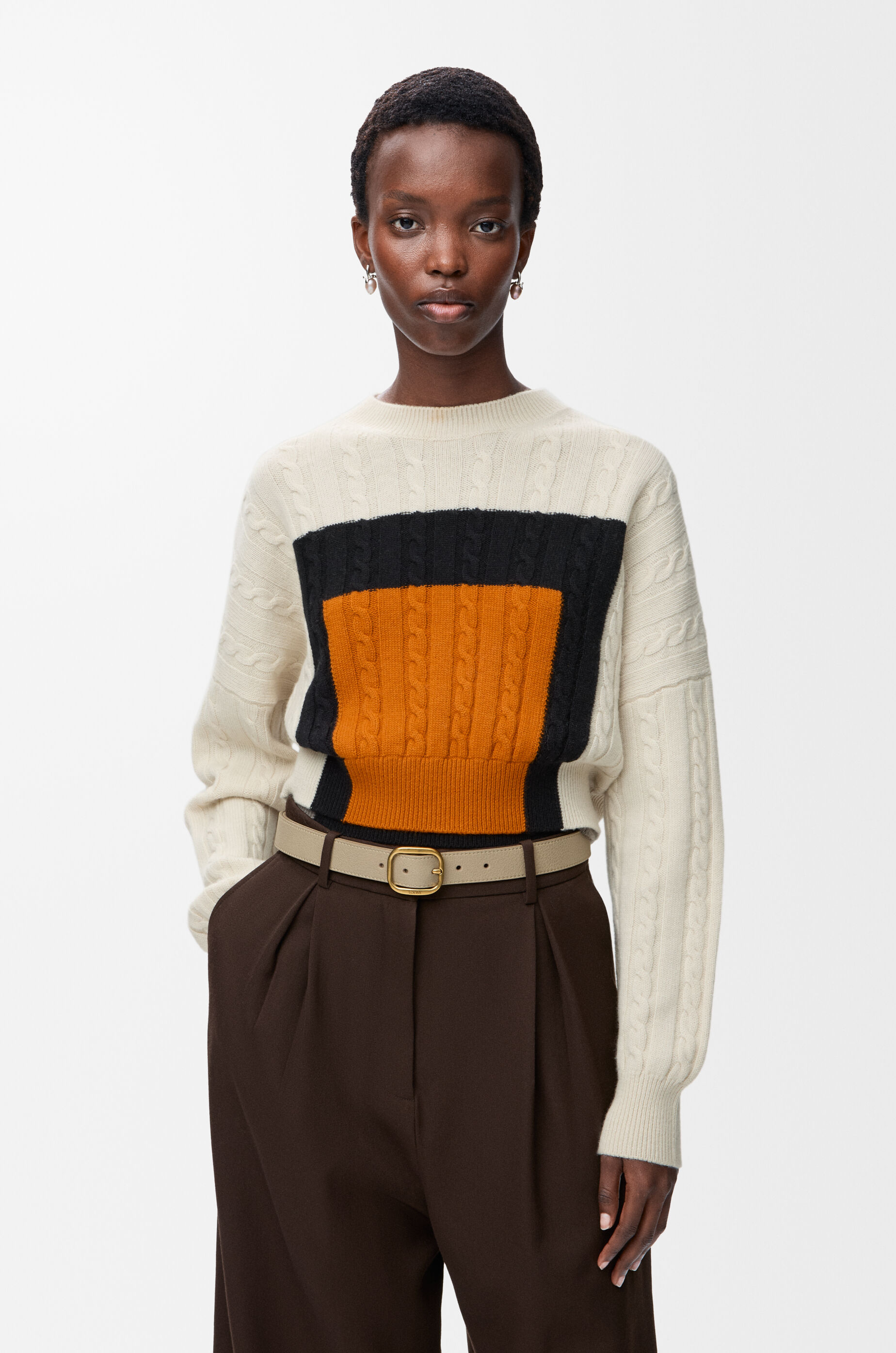 レディース高級レザー & デザイナーチェーンベルト - LOEWE - LOEWE