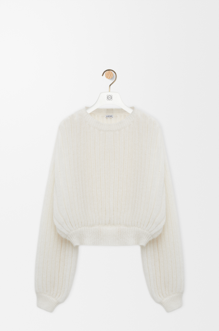 LOEWE Jersey en mezcla de mohair Blanco