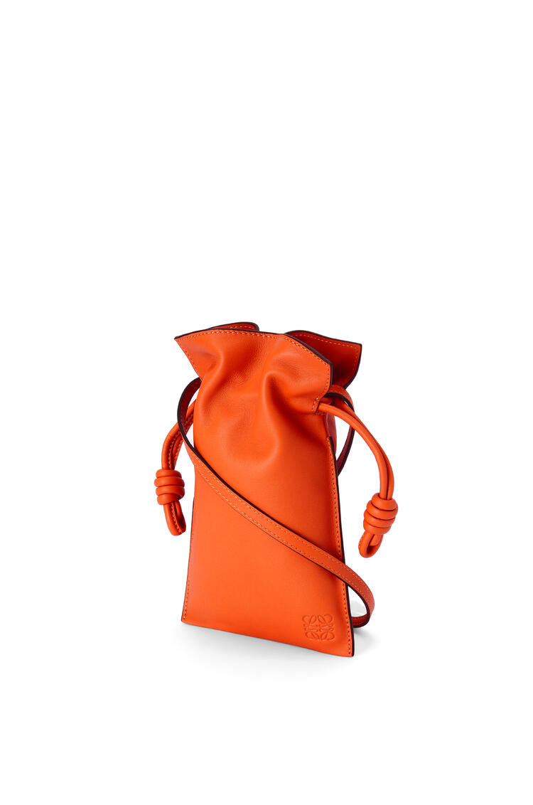 LOEWE Bolso Flamenco Pocket en piel napa de ternera Naranja