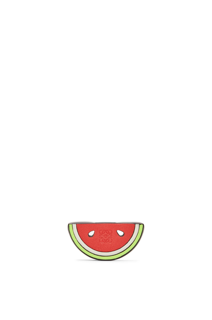 LOEWE Watermelon dice in classic calfskin Red/Acid Green plp_rd