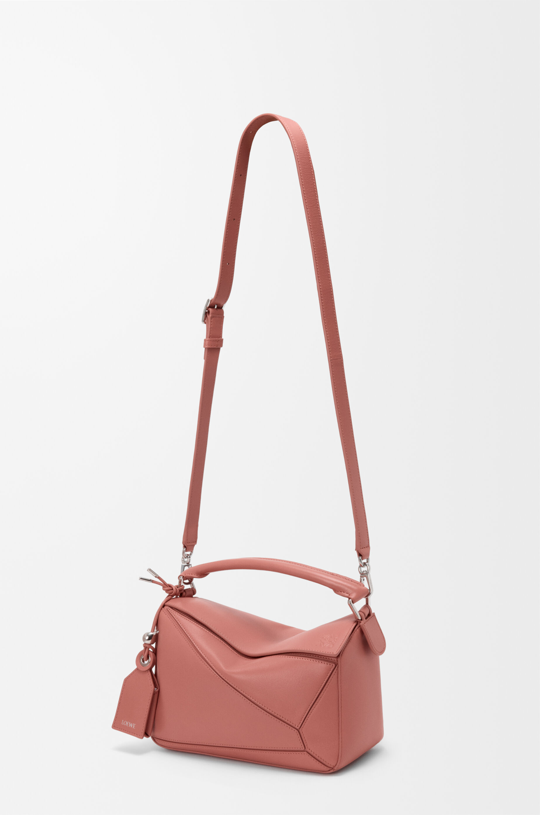 LOEWE Small Featherlight Puzzle bag in nappa lambskin Blush