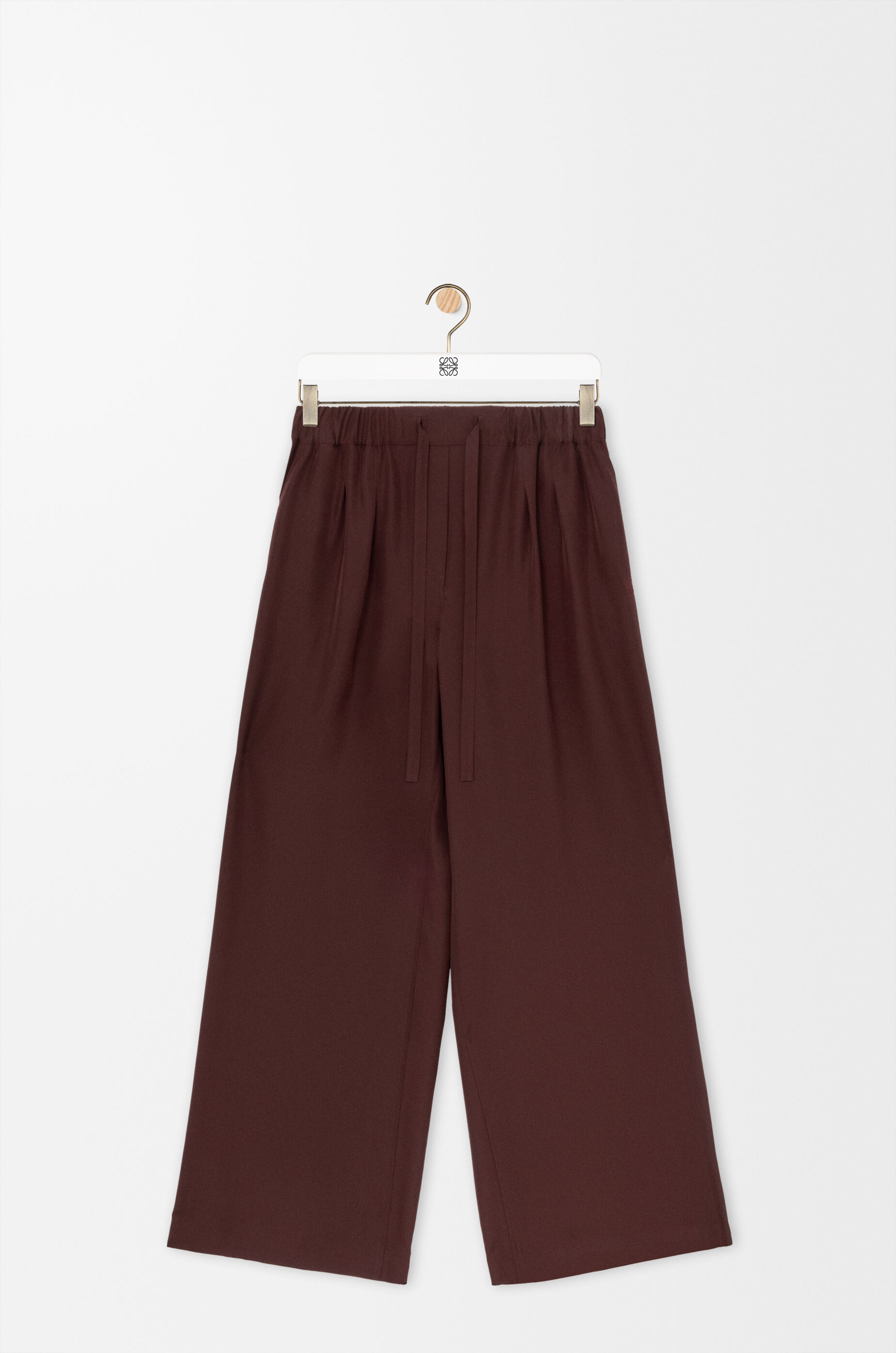 Pyjama trousers in silk Red - LOEWE