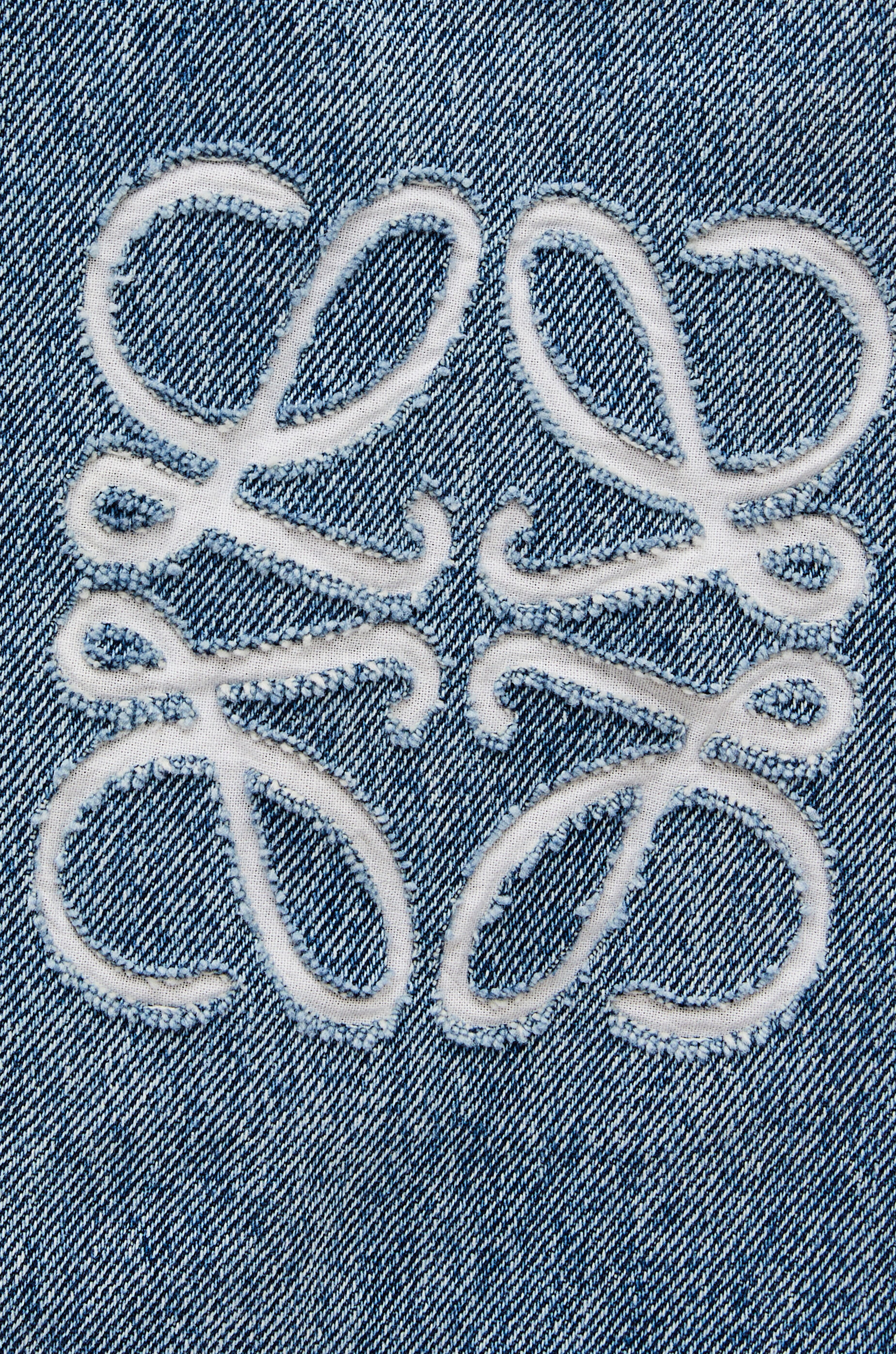 Anagram jacket in denim Blue - LOEWE