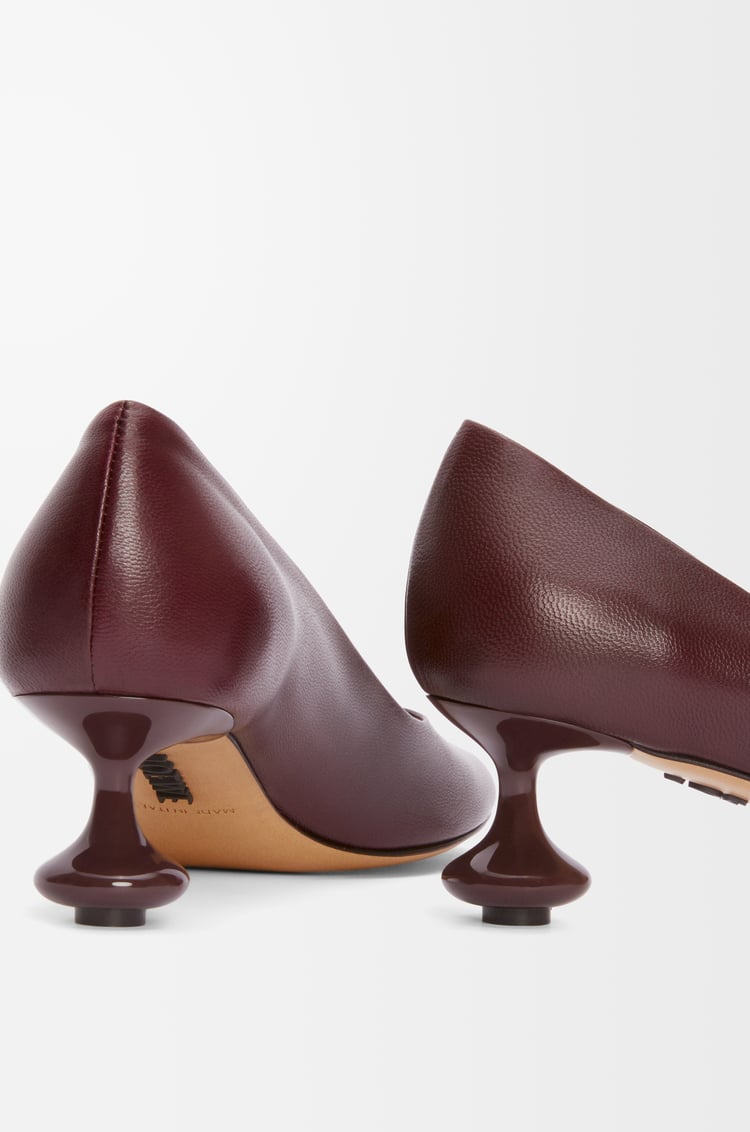 LOEWE Toy pump in goatskin Burgundy