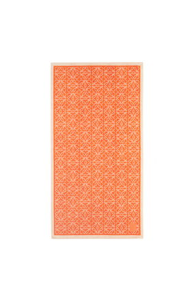 LOEWE Anagram towel in cotton Orange plp_rd