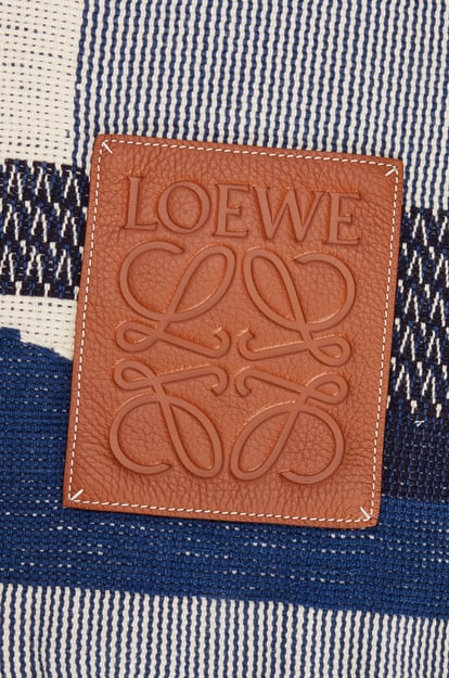 LOEWE Blanket in cotton 藍色/多色 plp_rd