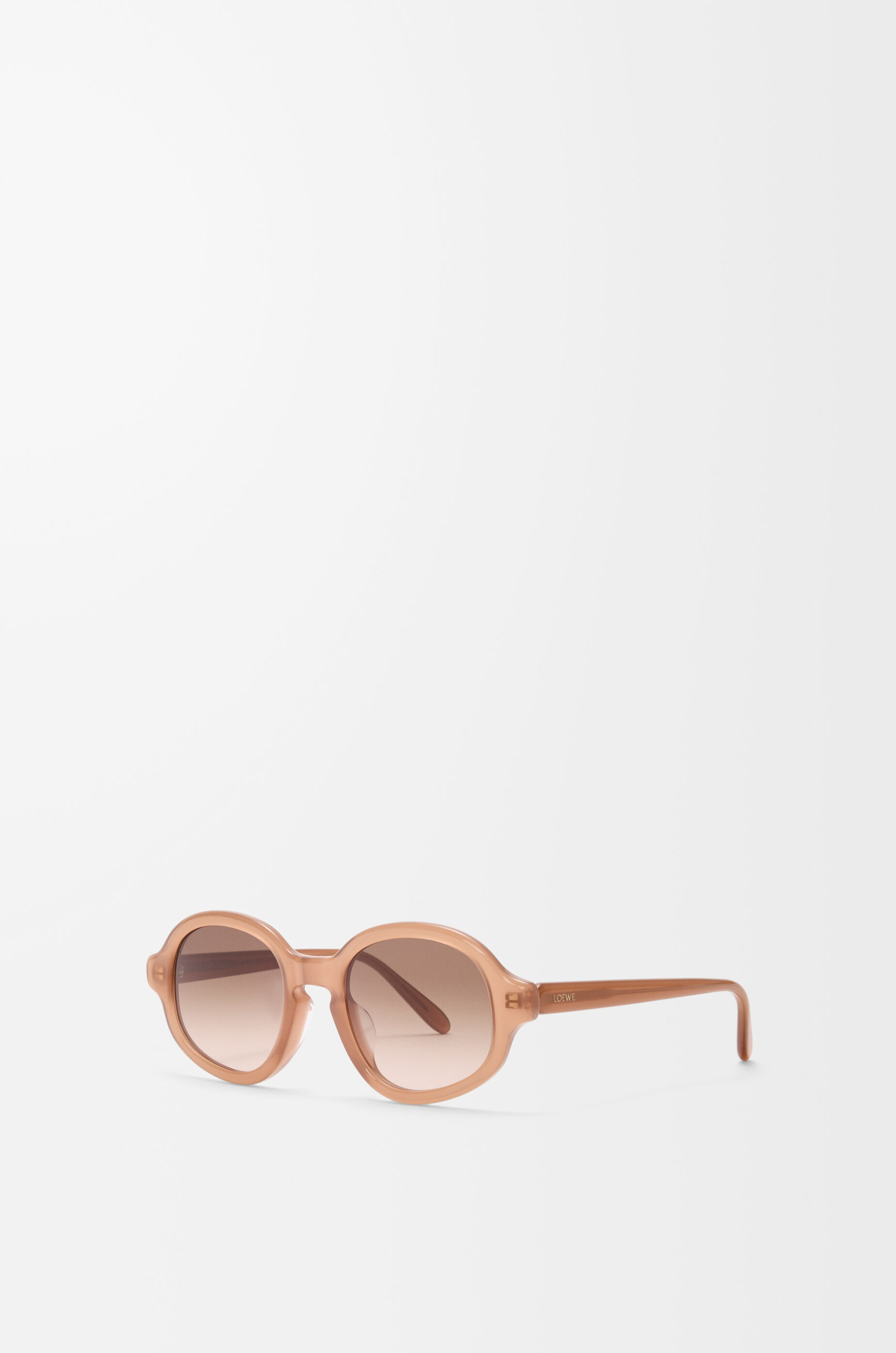 LOEWE　ロエベ　サングラス　ピンクベージュ ロエベ LOEWE LOEWE サングラス LW40036I フォックス型 （48E