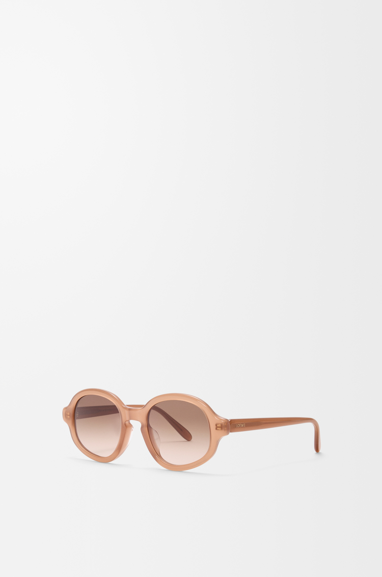 LOEWE Delta Slim sunglasses Milky Caramel