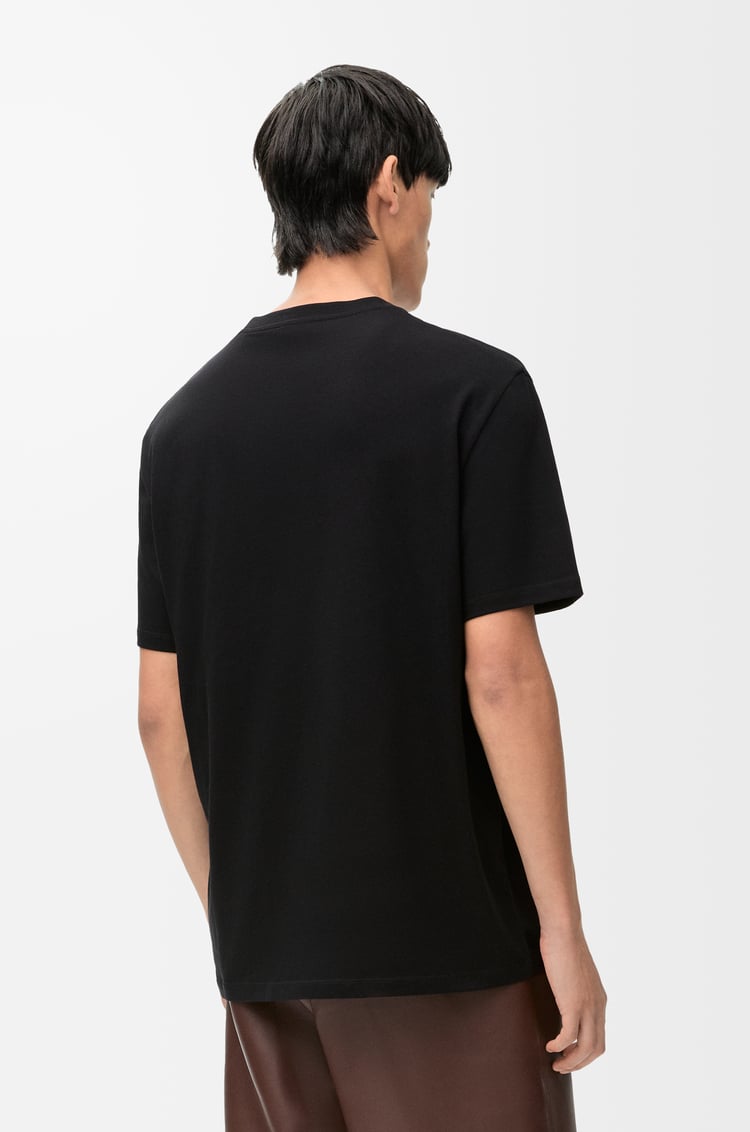 LOEWE Camiseta de corte holgado en algodón Negro