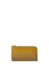 LOEWE 牛皮革标志性硬币卡包 Ochre/Olive