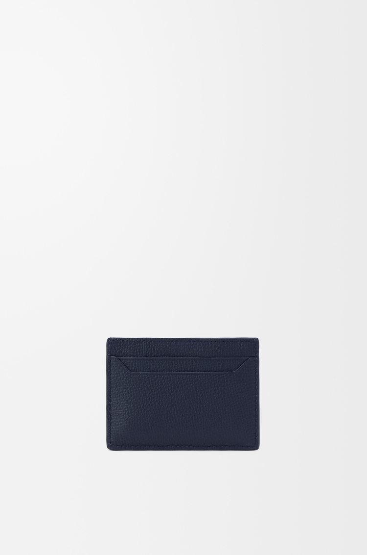 LOEWE Tarjetero Anagram en piel de ternera graneada Azul Marino