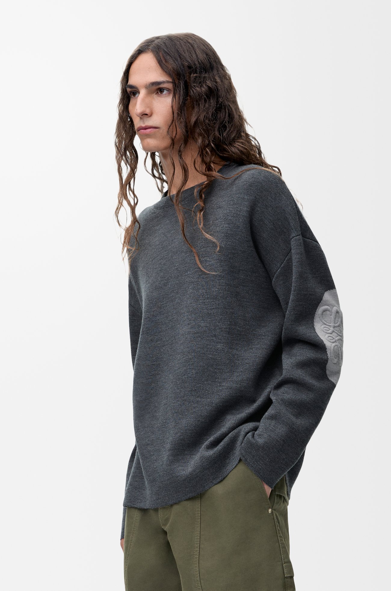 LOEWE Jersey en lana Gris