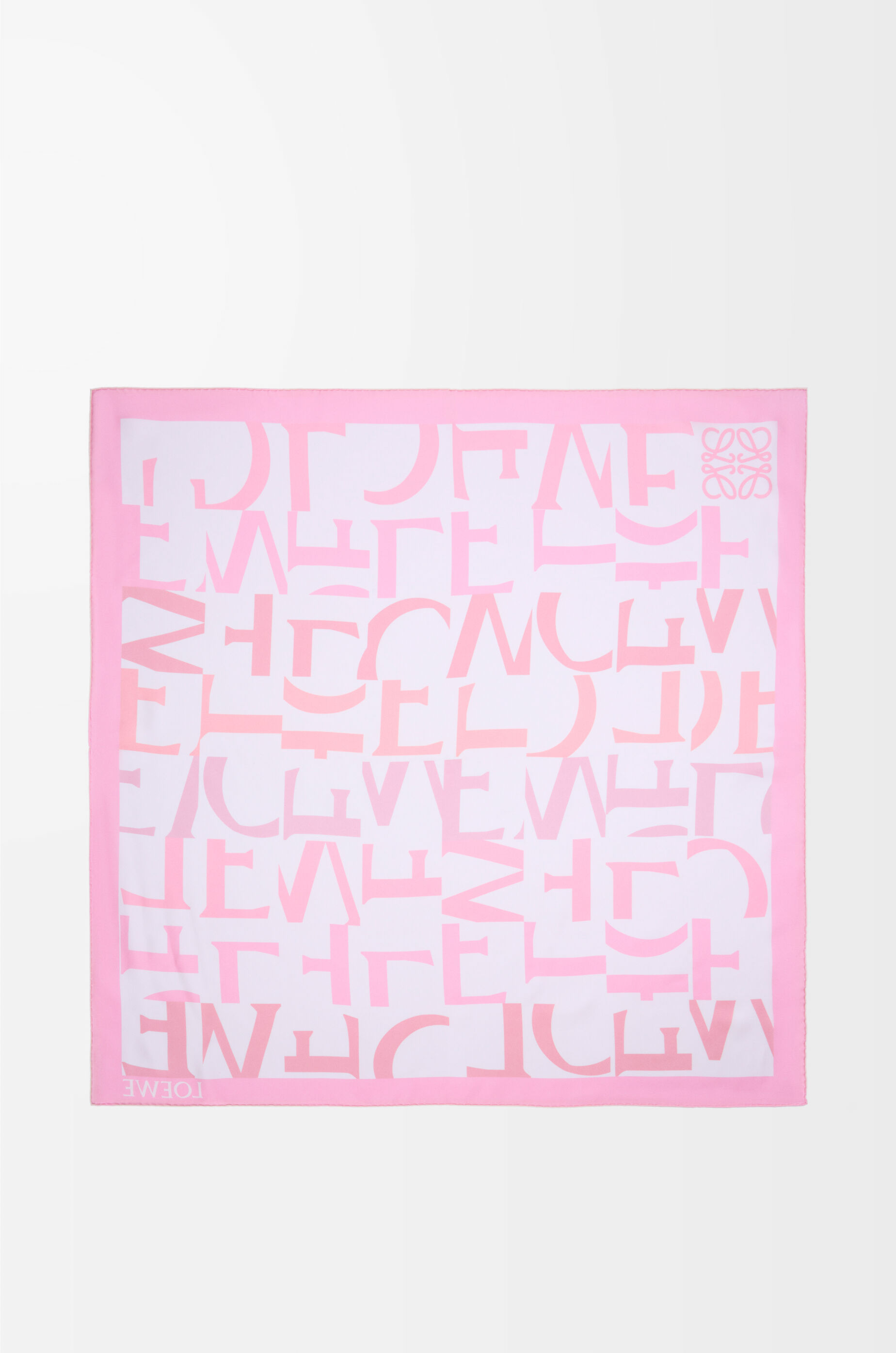スカーフ（シルク） ピンク - LOEWE Japan official website