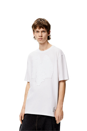 LOEWE Elephant embroidered T-shirt in cotton White plp_rd