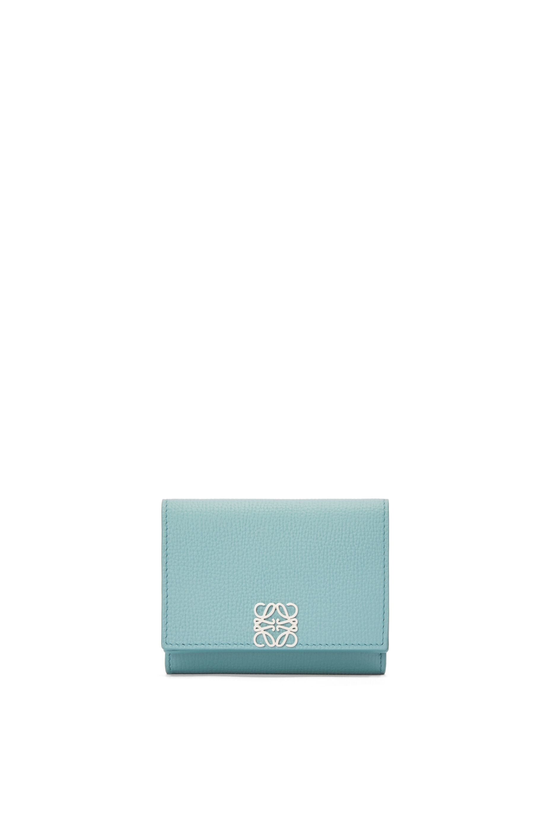 アナグラム トライフォールド ウォレット（ペブルグレインカーフ） ウォーター - LOEWE