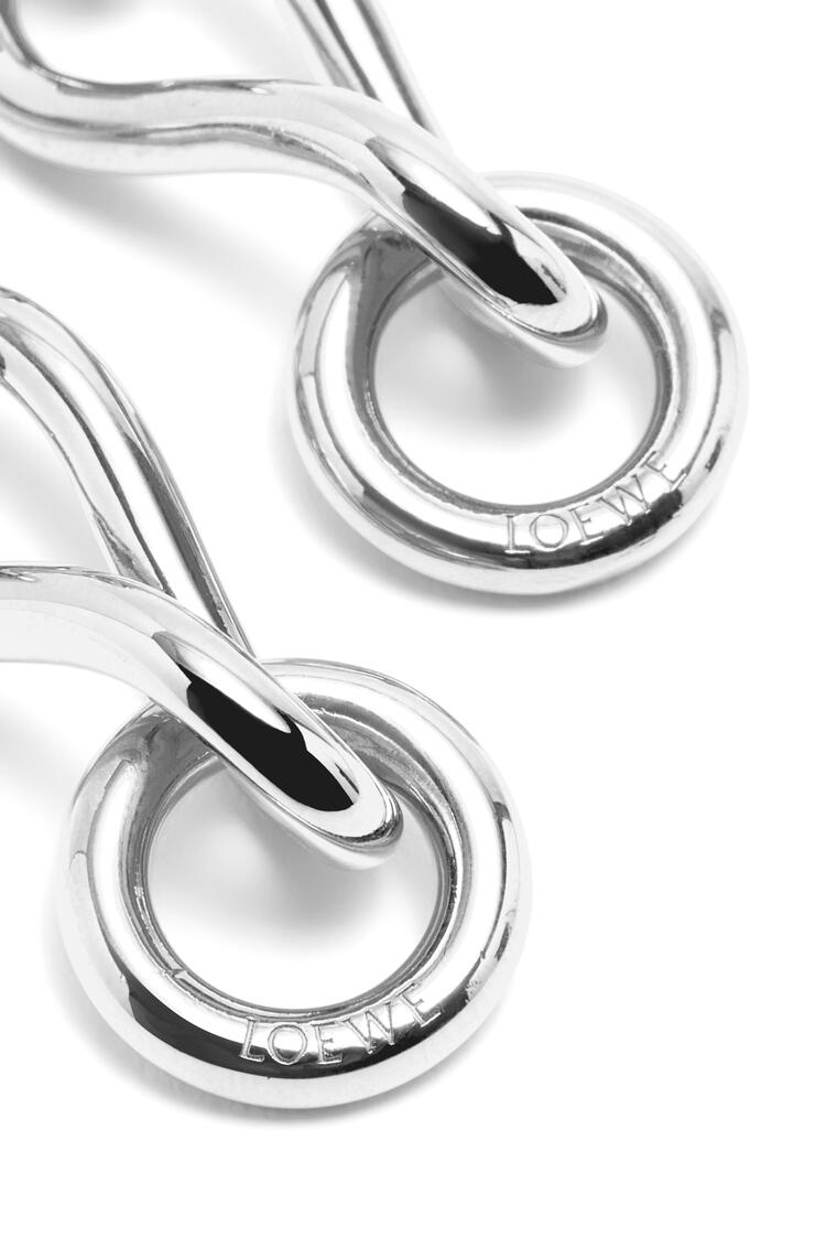 LOEWE Chainlink earrings in sterling silver Silver