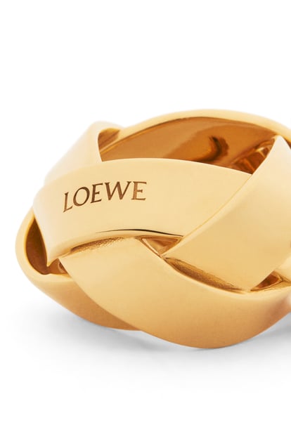 LOEWE Chunky Nest ring in sterling silver Gold plp_rd
