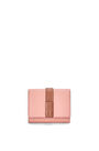 LOEWE Trifold wallet in soft grained calfskin Blossom/Tan pdp_rd