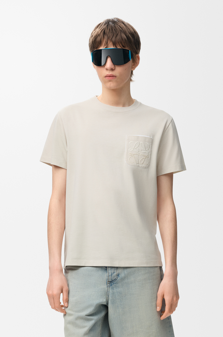 LOEWE T-shirt in cotton blend Light Beige