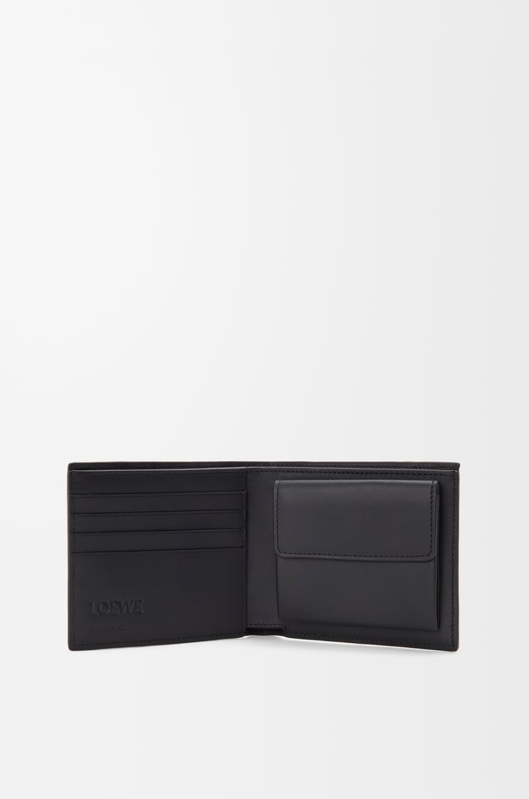 LOEWE Cartera Puzzle con dos pliegues y monedero en piel de ternera Tinte Índigo/Corda
