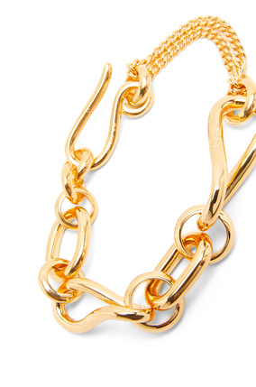 LOEWE Chainlink bracelet in sterling silver Gold plp_rd