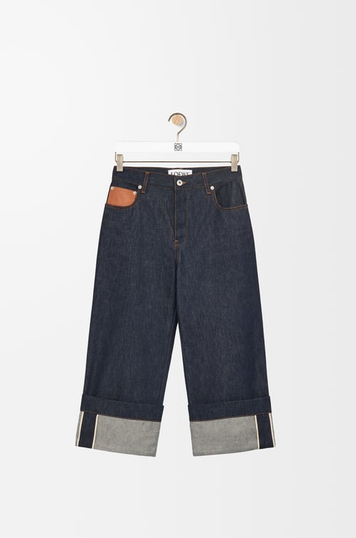 LOEWE Pantalón vaquero fisherman en tejido denim Denim