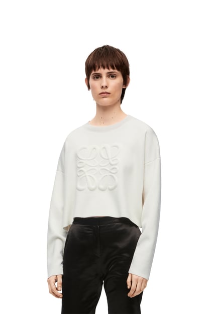 LOEWE Anagram sweater in wool White plp_rd