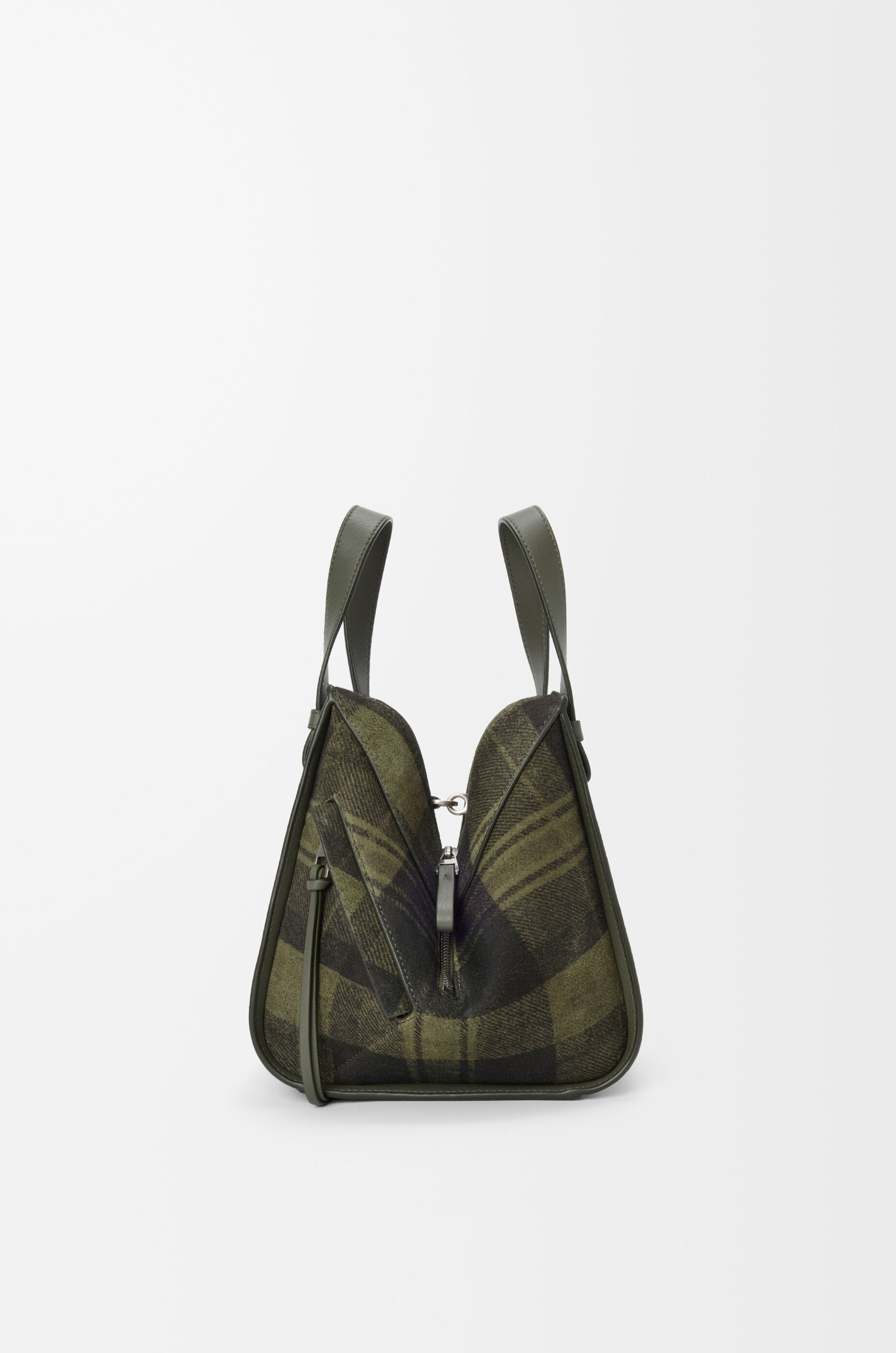LOEWE ダークグリーン ハンモックコンパクト ハンモックバッグ スモール（クラシックカーフ） ブラック - LOEWE