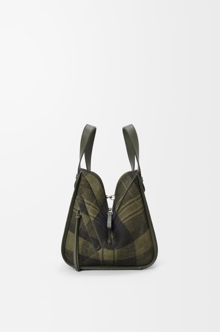 LOEWE ハンモックバッグ コンパクト（スエード&クラシックカーフ） カーキ/オリーブ
