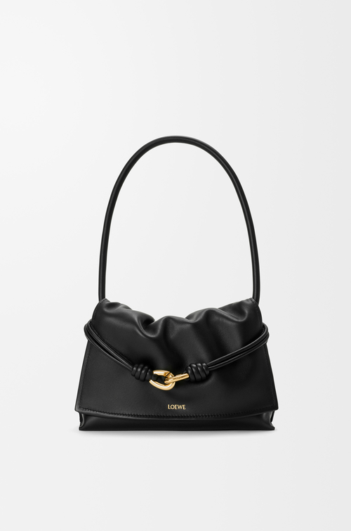 LOEWE Small Flamenco Flap bag in nappa calfskin Black