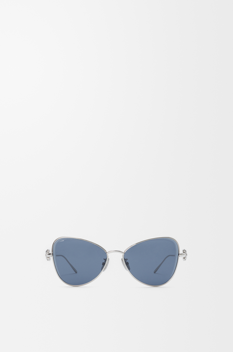 LOEWE Anagram Bombé Butterfly sunglasses Denim Blue