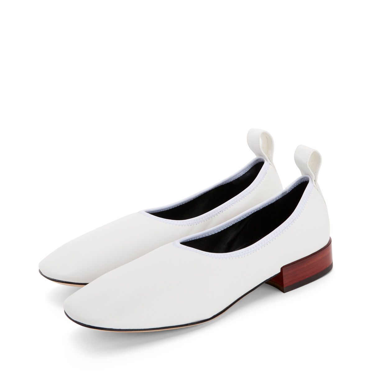 软芭蕾舞鞋 25 绵白色 - loewe罗意威