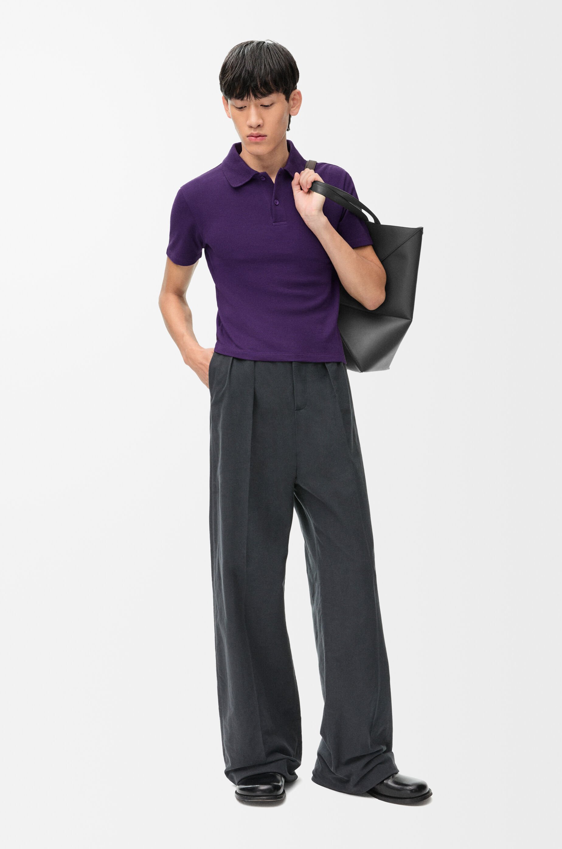 【人気ショップが最安値挑戦！】 Polo en coton Purple - LOEWE トップス