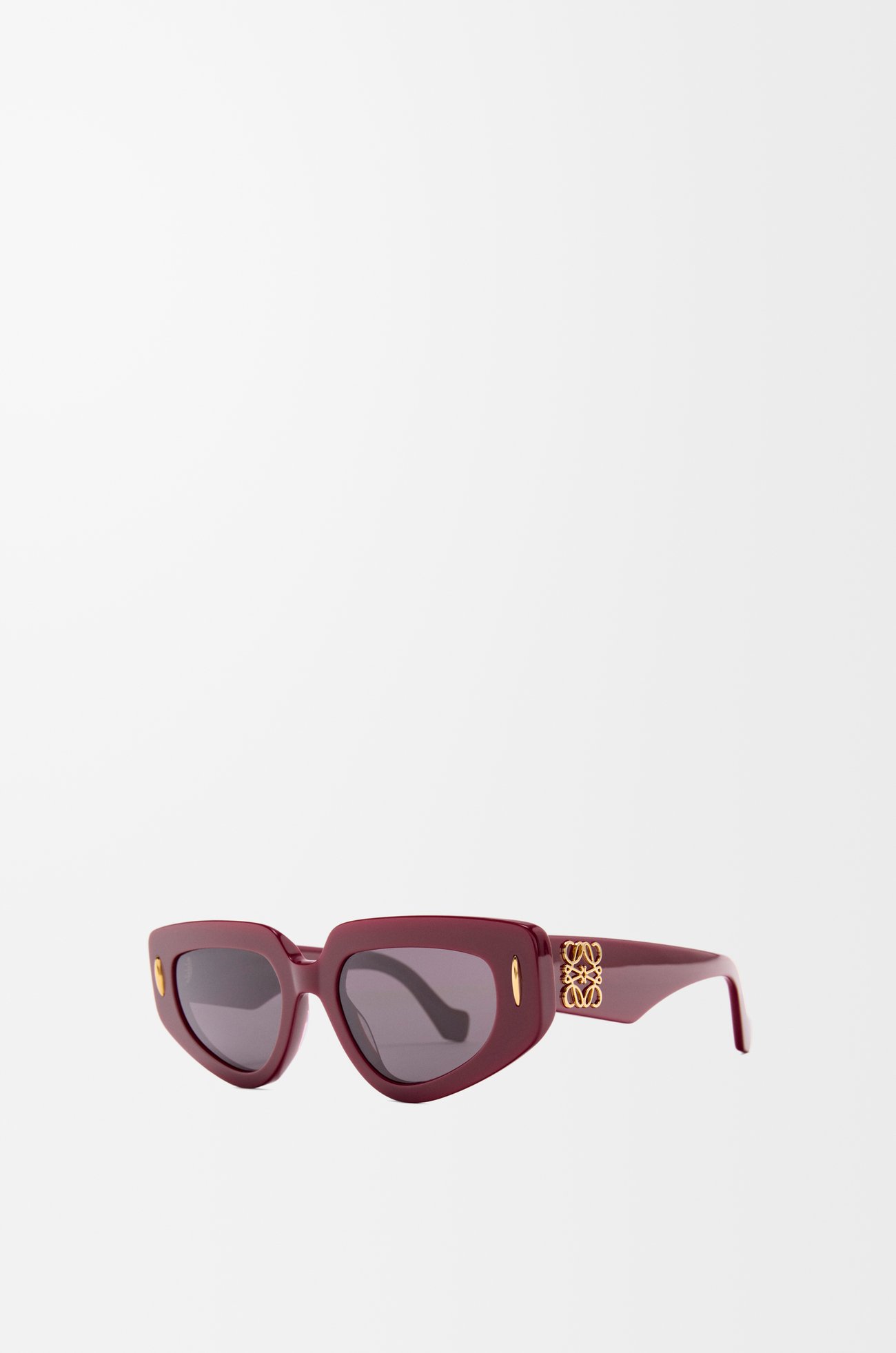 LOEWE Butterfly Screen 小型太陽眼鏡 勃根地紅