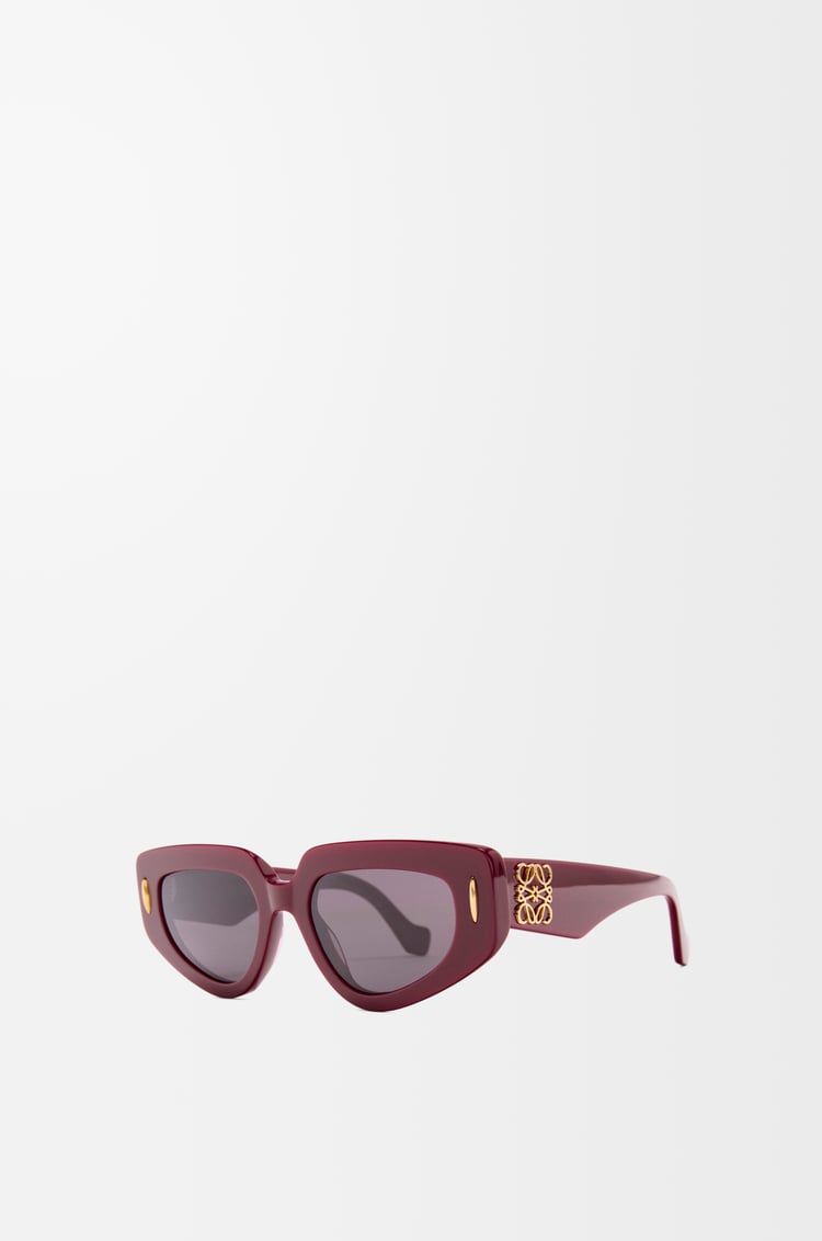 LOEWE 小号 Butterfly Screen 太阳镜 勃艮第红