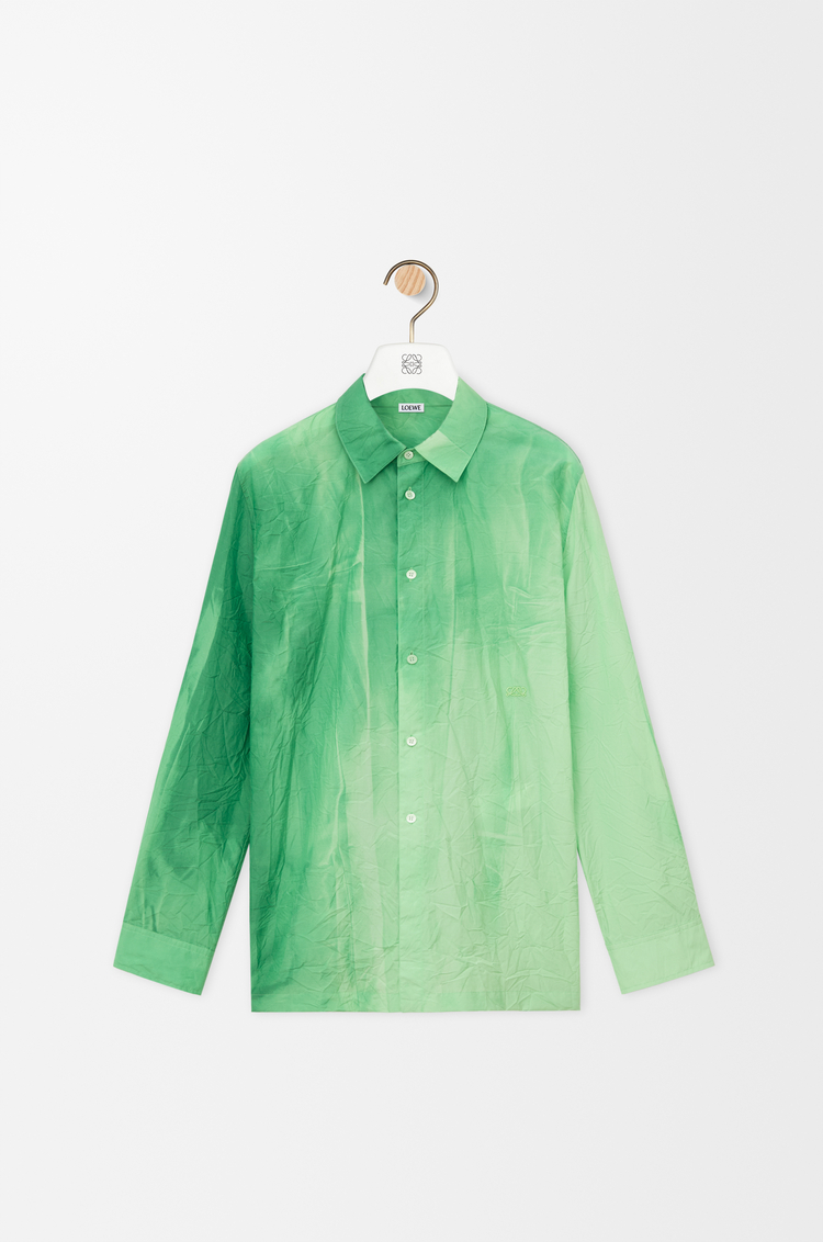 LOEWE Shirt in technical cotton Green