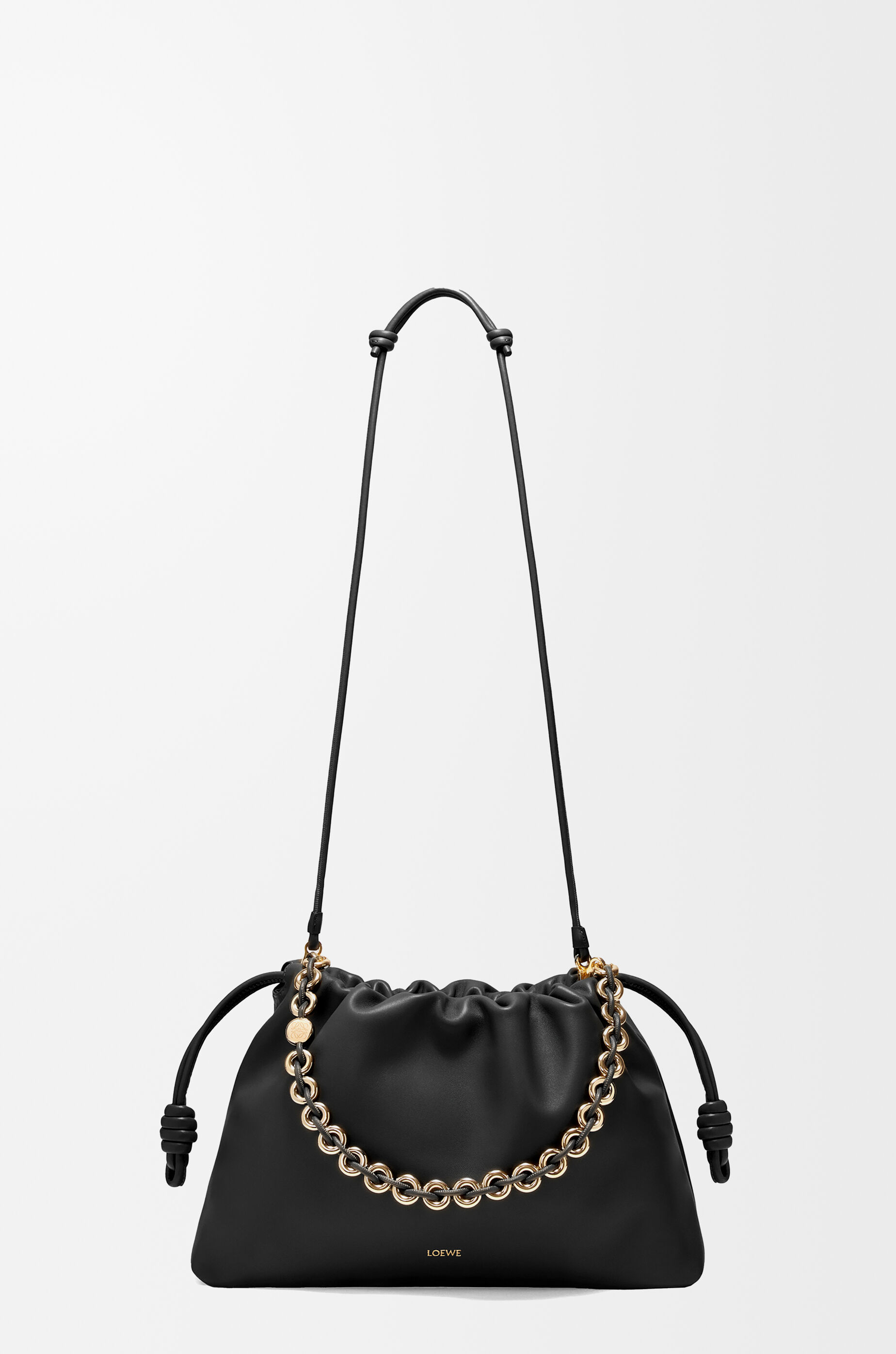 フラメンコパース ラージ（メローナパラム） ブラック - LOEWE