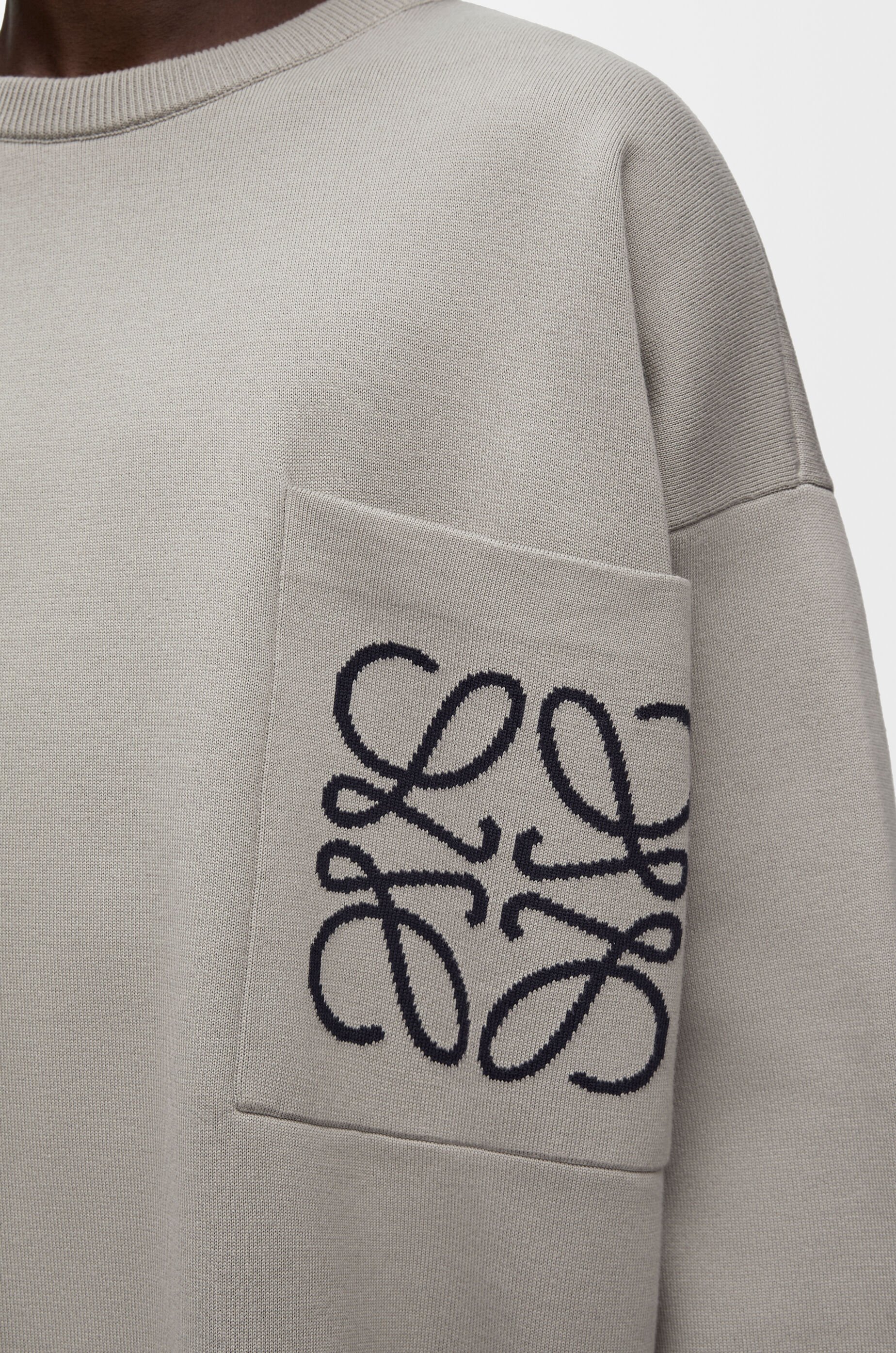 セーター(コットンブレンド) グレー - LOEWE セーター(コットンブレンド) グレー - LOEWE
