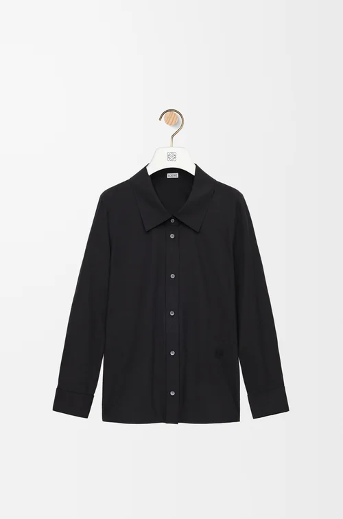 LOEWE Chemise ornementée en coton Noir