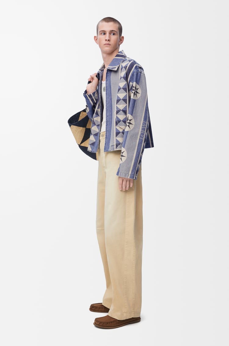 LOEWE Jacket in denim Blue/Multicolor