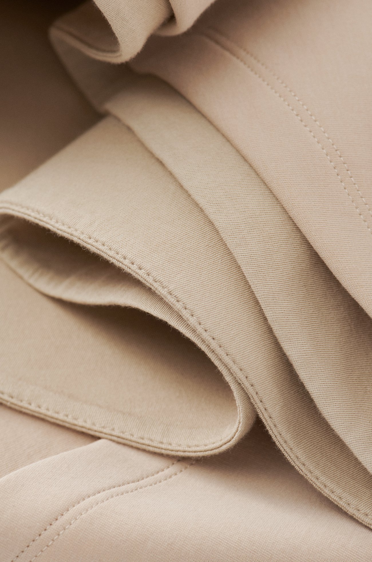 LOEWE Trapeze dress in cotton blend Beige